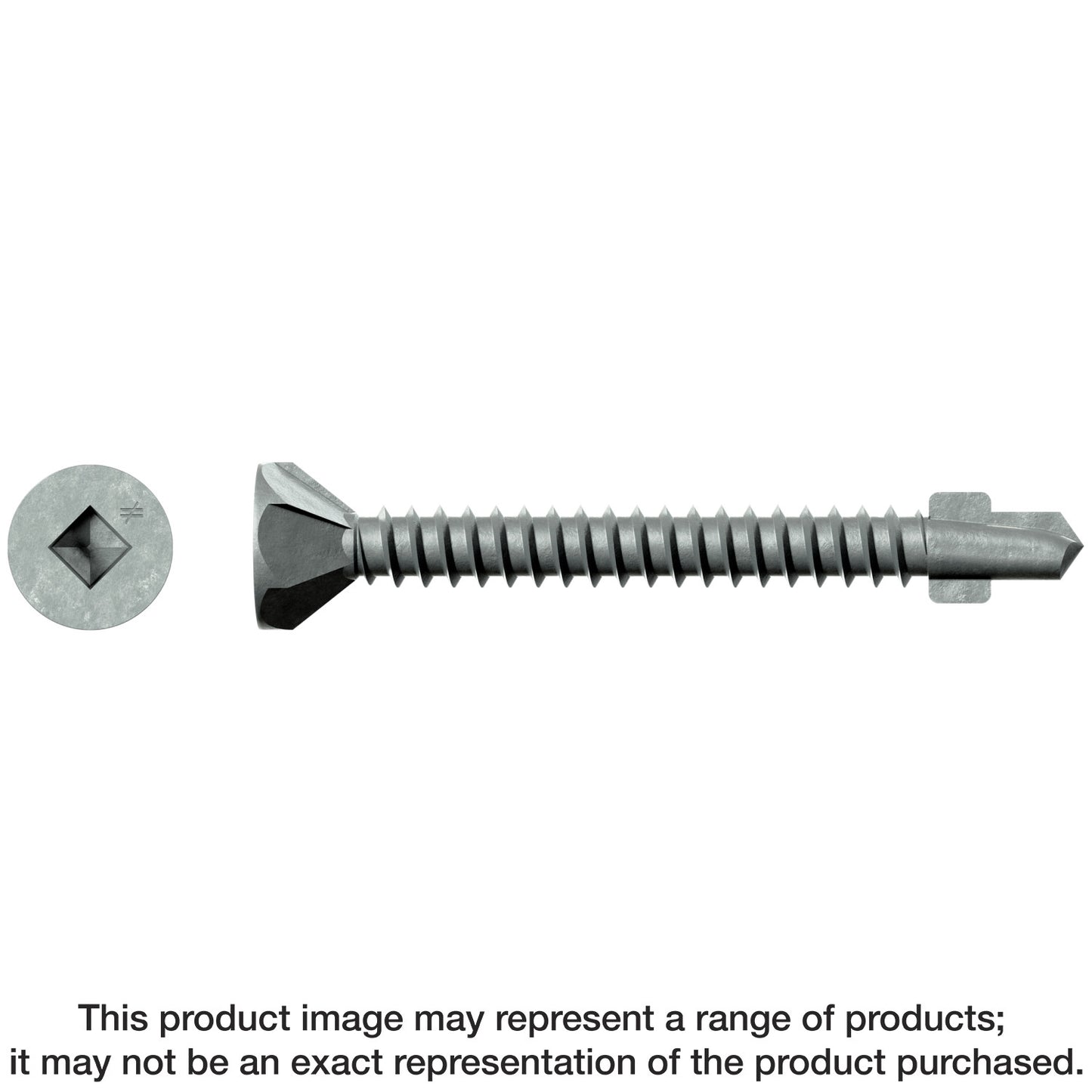 Simpson Strong-Tie CBSDQ158S CBSDQ Sheathing-to-CFS Screw (Collated) — #8 x 1-5/8 in. #2 Square Undersized (1500-Qty) (Pack of 100)