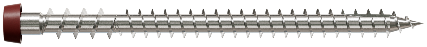 Simpson Strong-Tie DCU234MB316RD01 Deck-Drive™ DCU COMPOSITE Screw — #10 x 2-3/4 in. T20, Type 316, Red 01 (1750-Qty)