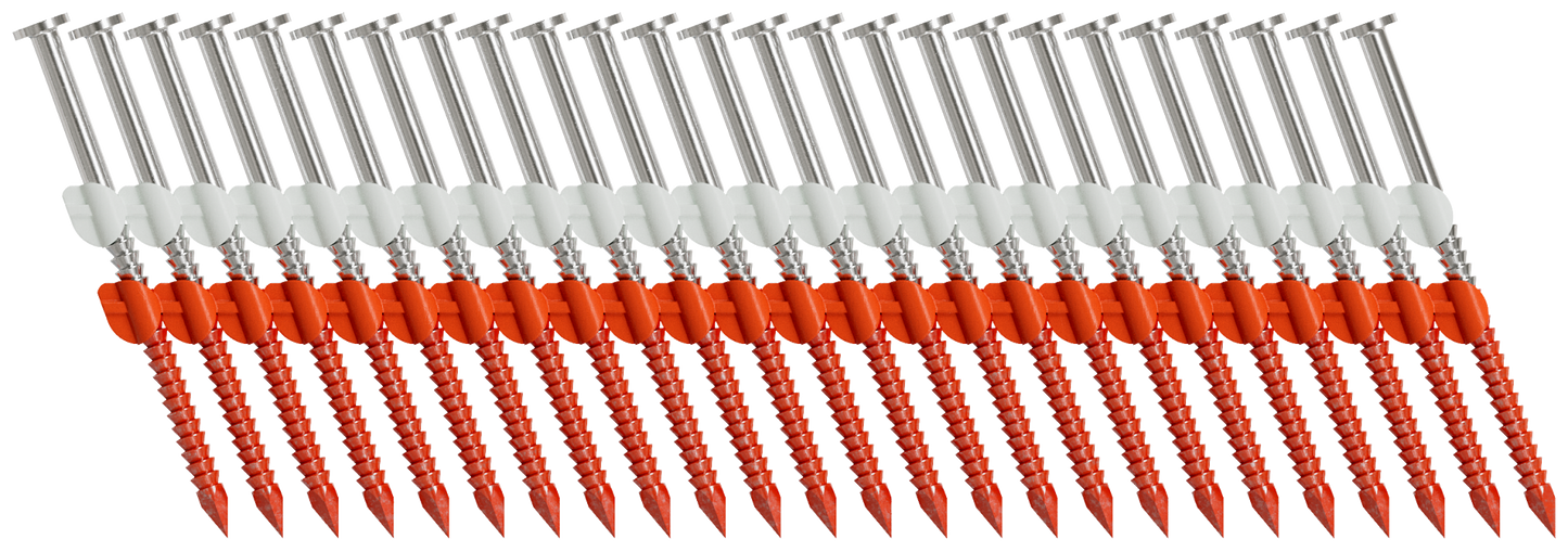 Simpson Strong-Tie S10A250CNB 20°–22° Plastic Strip, Full Round Head, Ring-Shank Nail — 2-1/2 in. x .131 in. Type 304 (4000-Qty)