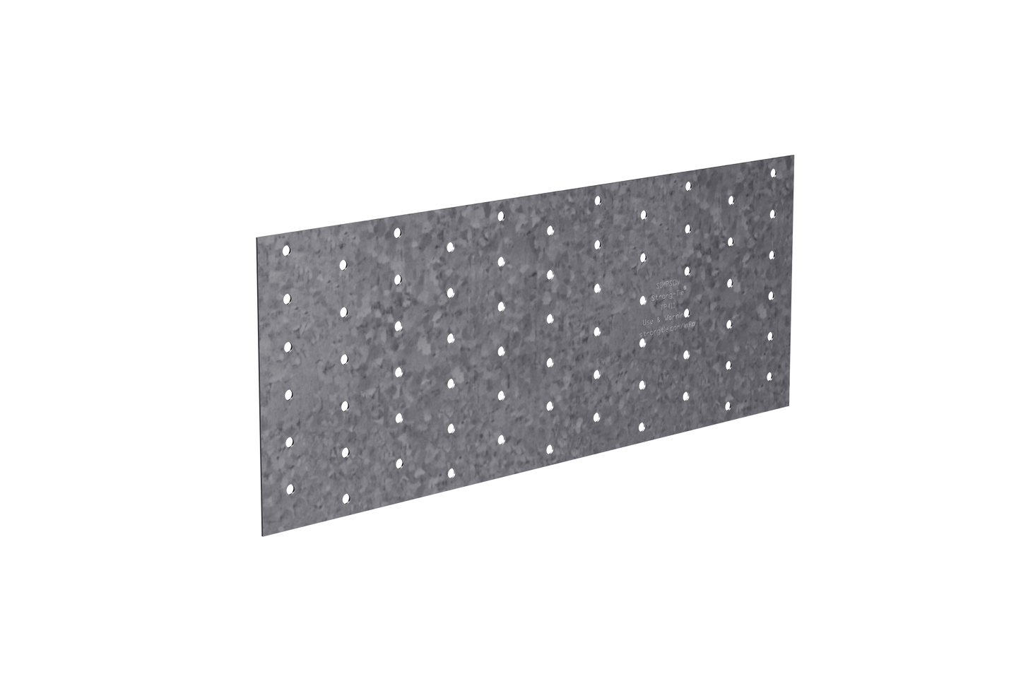 Simpson Strong-Tie TP49 TP 4-1/8 in. x 9 in. 20-Gauge Galvanized Tie Plate (Pack of 100)