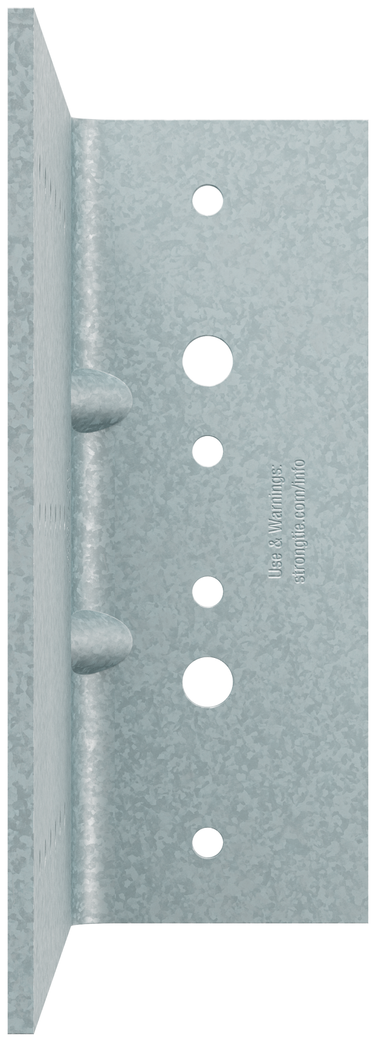 Simpson Strong-Tie FC82-5/118-R25 FC 2 in. x 8 in. x 5 in. 10-Gauge Bypass Framing Fixed-Clip Connector (Qty-25) (Pack of 96)