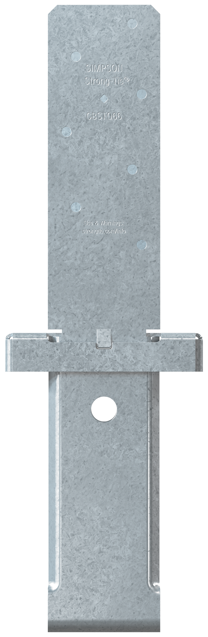 Simpson Strong-Tie CBSTQ66Z-SDS2 CBSTQ™ ZMAX® Standoff Column Base for 6x6 w/ SDS Screws