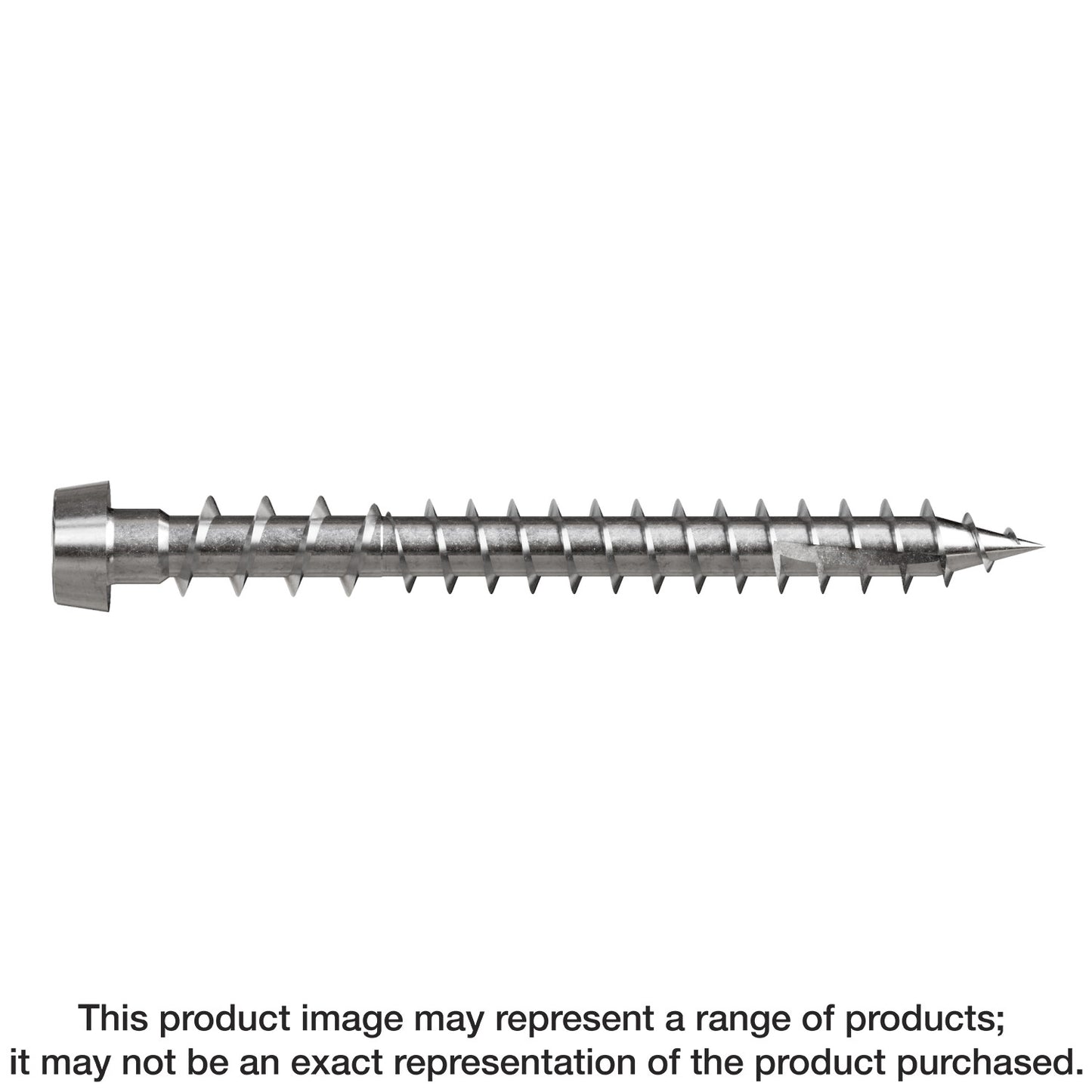 Simpson Strong-Tie DCU2C316 Deck-Drive™ DCU COMPOSITE Screw — #10 x 2 in. T20, Type 316 (70-Qty)
