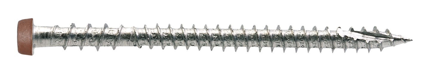 Simpson Strong-Tie DCU234P316RD Deck-Drive™ DCU COMPOSITE Screw — #10 x 2-3/4 in. T20, Type 316, Red (350-Qty) (Pack of 6)