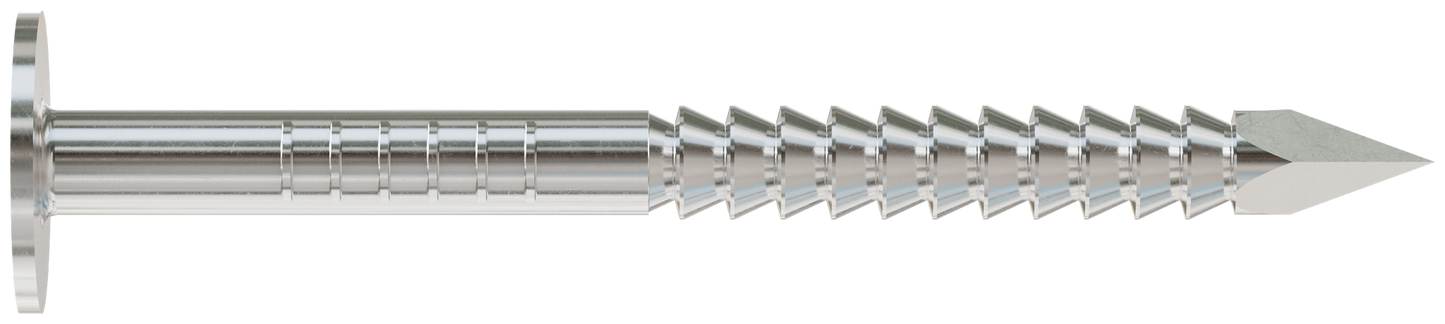 Simpson Strong-Tie S510ARN5 Roofing Nail, Annular Ring Shank — 1-3/4-in. x .131-in. Type 304 Stainless Steel (5 lb.) (Pack of 300)