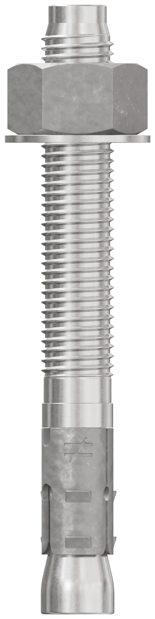Simpson Strong-Tie STB2-75614S6F10 Strong-Bolt® 2 — 3/4 in. x 6-1/4 in. Type 316 Stainless-Steel Wedge Anchor, Fully Assembled (10-Qty)