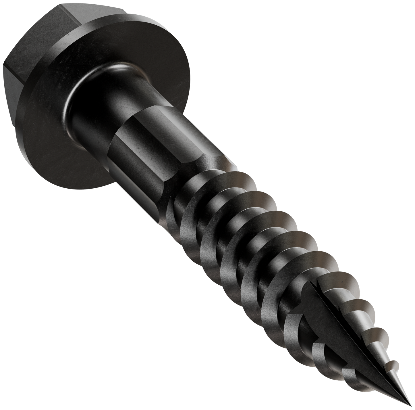 Simpson Strong-Tie SDS25112DBBR25 Outdoor Accents® Heavy-Duty Connector Screw — 1/4 in. x 1-1/2 in. DB Coating, Black (25-Qty) (Pack of 5)