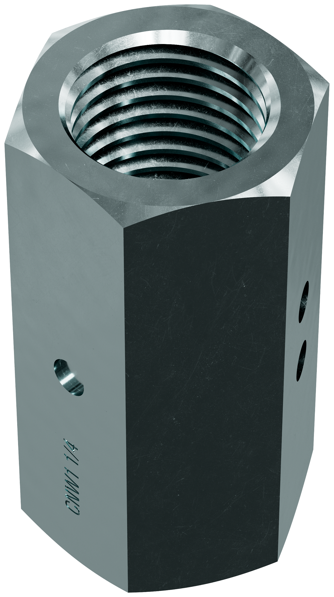 Simpson Strong-Tie CNW1 1/4 CNW 1-1/4 in. Coupler Nut with Witness® Hole