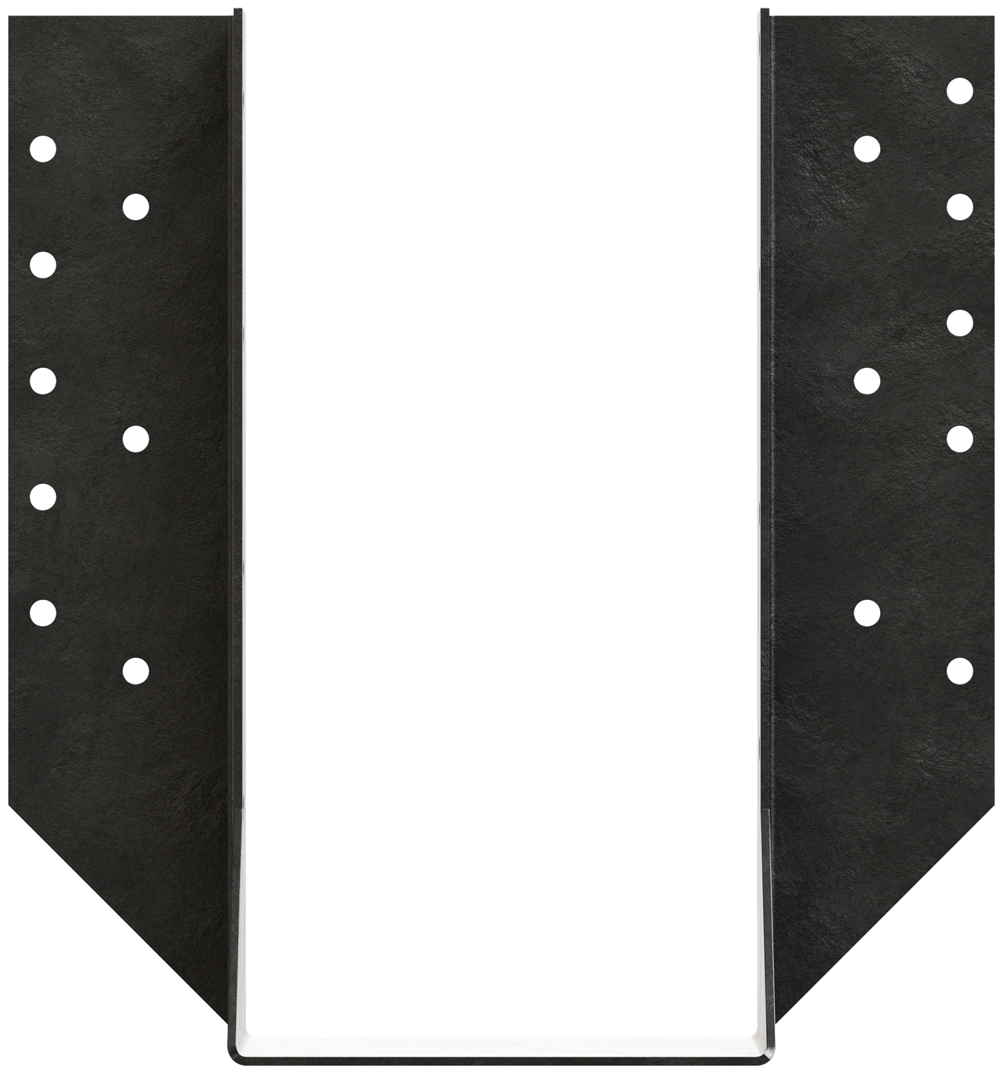 Simpson Strong-Tie OHU612-SDS3 OHU™ Black Powder-Coated Ornamental Joist Hanger for 6x12 w/ Strong-Drive® SDS Screws