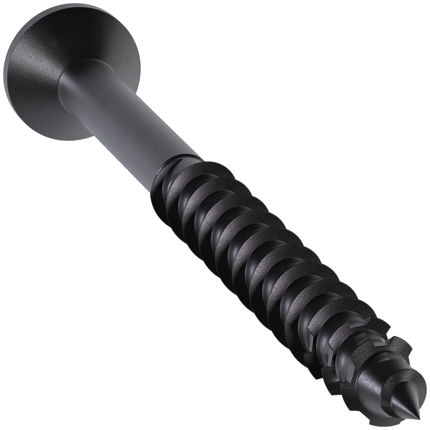 Simpson Strong-Tie TNTBL18234TF Titen Turbo™ — 3/16 in. x 2-3/4 in. 6-Lobe Flat-Head Concrete and Masonry Screw, Black (100-Qty)