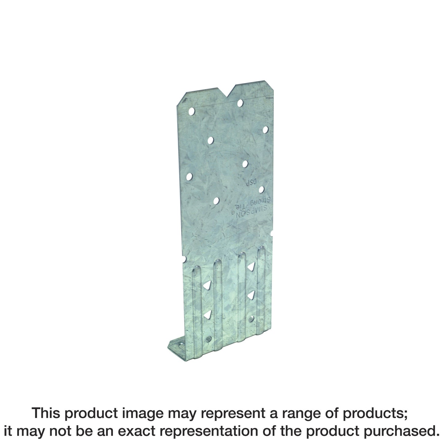 Simpson Strong-Tie DSPZ DSP 18-Gauge ZMAX® Galvanized Double-Stud Plate Tie (Pack of 100)