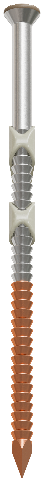 Simpson Strong-Tie S10A325KJT 20–22° Plastic Strip, Casing Head, Ring-Shank Nail — 3-1/4 in. x 10 ga. Tan (1000-Qty) (Pack of 4)