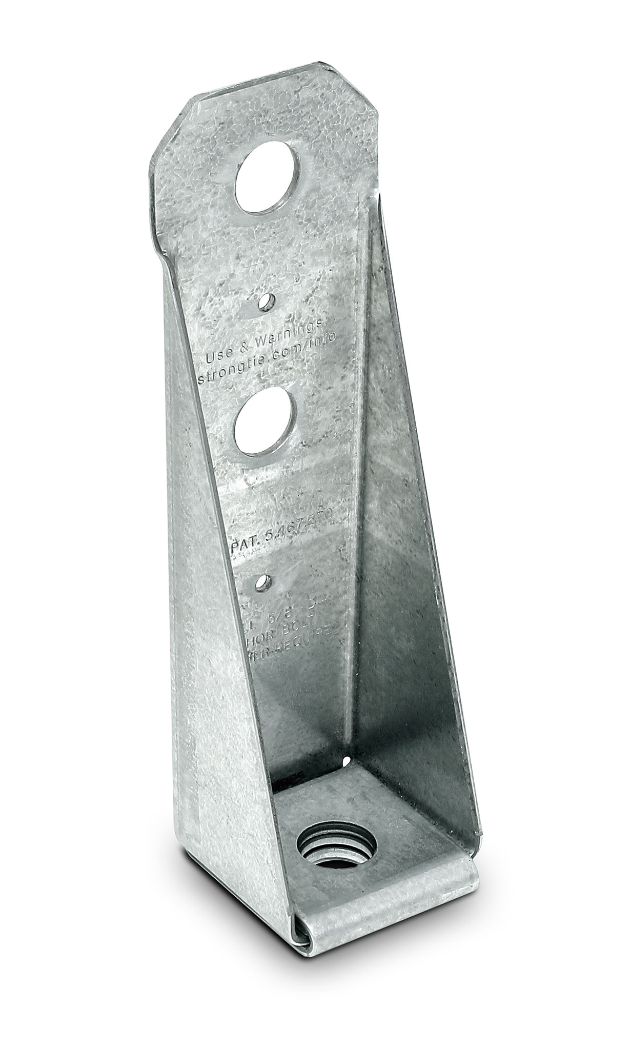 Simpson Strong-Tie HD3B HDB 8-5/8 in. 12-Gauge Galvanized Bolted Holdown (Pack of 1200)