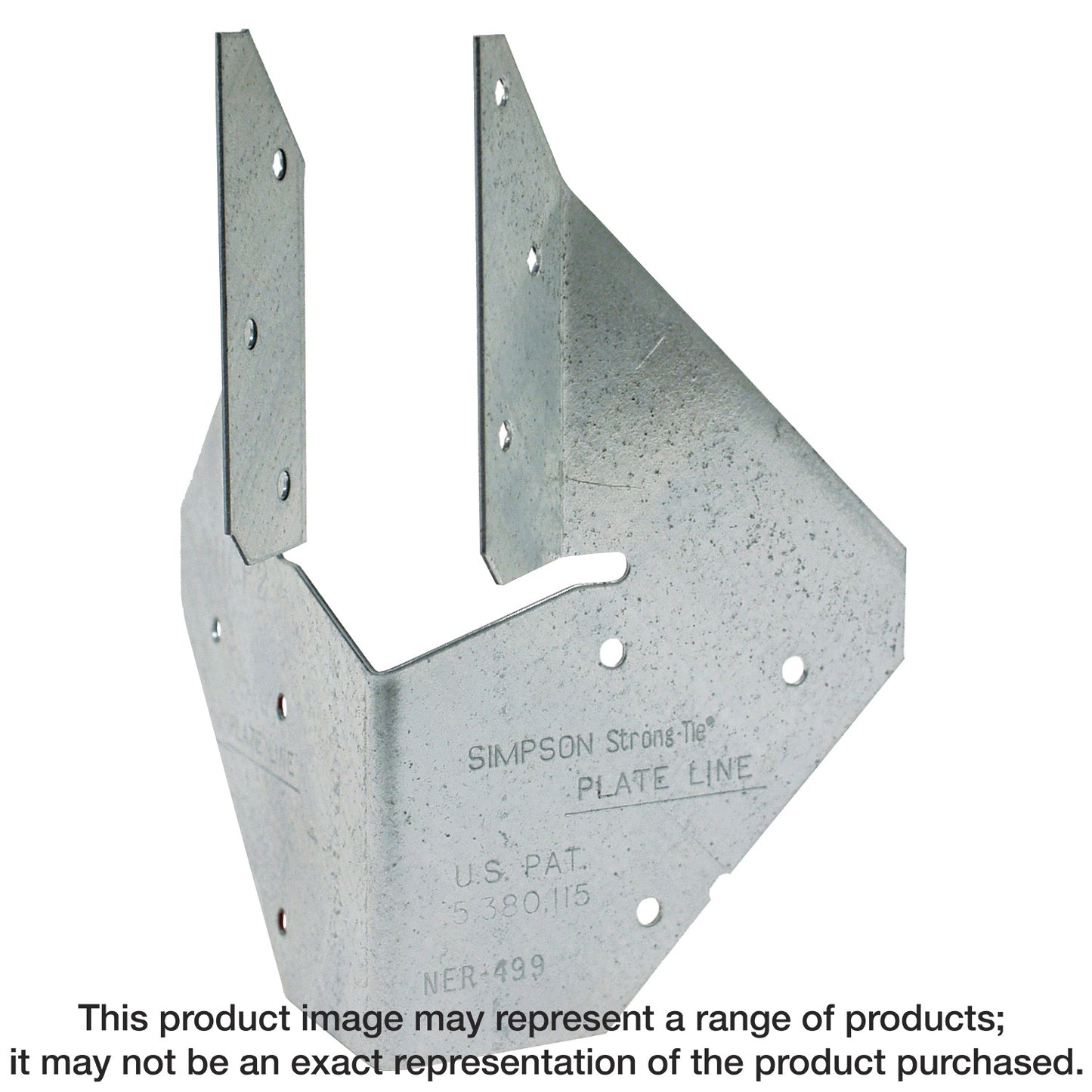 Simpson Strong-Tie HCP1.81 HCP 18-Gauge Galvanized Hip Corner Plate for 1-3/4 in. Engineered Wood (Pack of 1800)