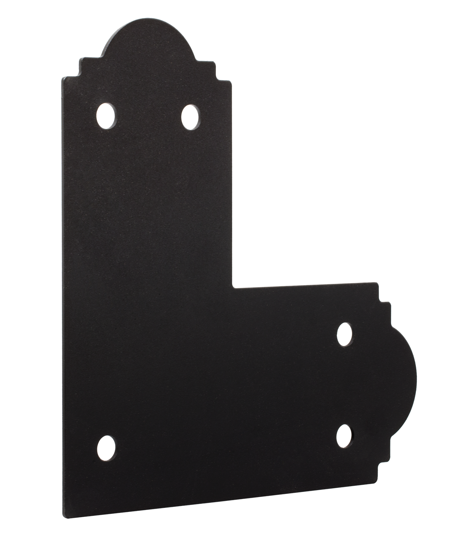Simpson Strong-Tie APL6 Outdoor Accents® Mission Collection® ZMAX®, Black Powder-Coated L Strap for 6x6