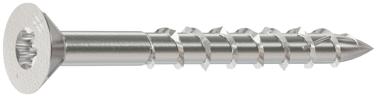 Simpson Strong-Tie T08162DWP Deck-Drive™ DWP WOOD SS Screw — #8 x 1-5/8 in. T-20, Flat Head, Type 316 (100-Qty) (Pack of 600)