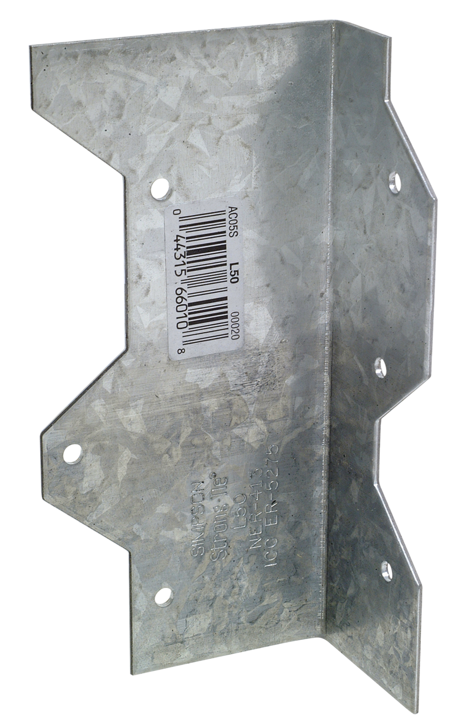 Simpson Strong-Tie L50 5 in. 16-Gauge Galvanized Reinforcing L Angle