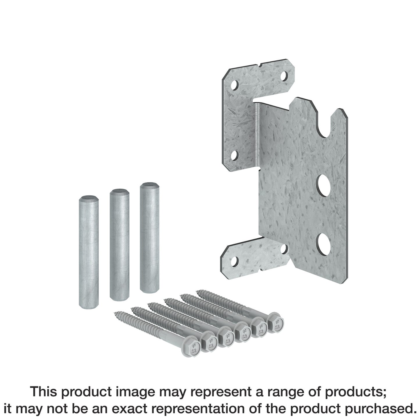 Simpson Strong-Tie CJT5ZL CJTZ® 12-Gauge ZMAX® Galvanized Concealed Joist Tie with (5) Long Pins (Pack of 256)
