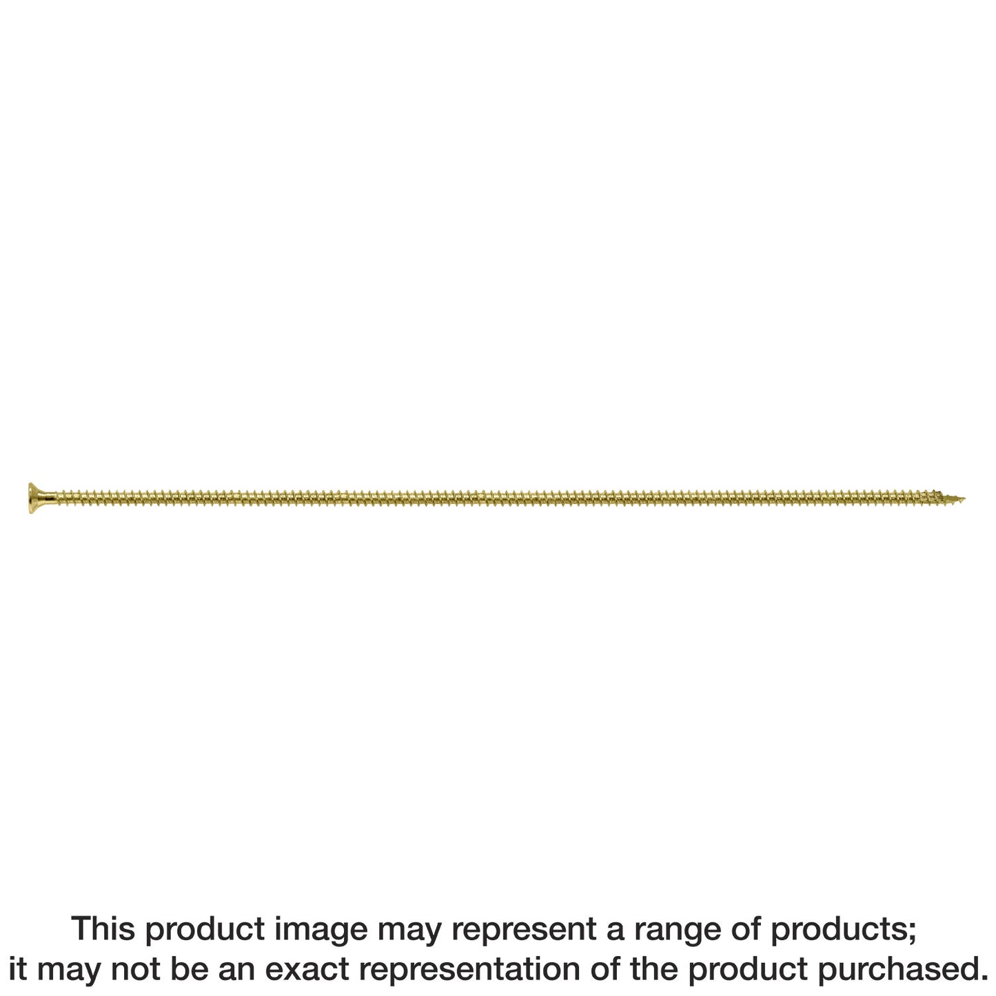 Simpson Strong-Tie SDCF272358 Strong-Drive® SDCF TIMBER-CF Screw — 0.390 in. x 23-5/8 in. T50, Yellow Zinc (100-Qty)