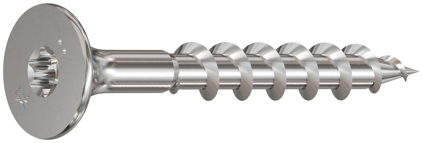 Simpson Strong-Tie S06125DT1 Bugle-Head Wood Screw, 6-Lobe Drive — #6 x 1-1/4-in. T15, Type 305 (1 lb.) (Pack of 800)