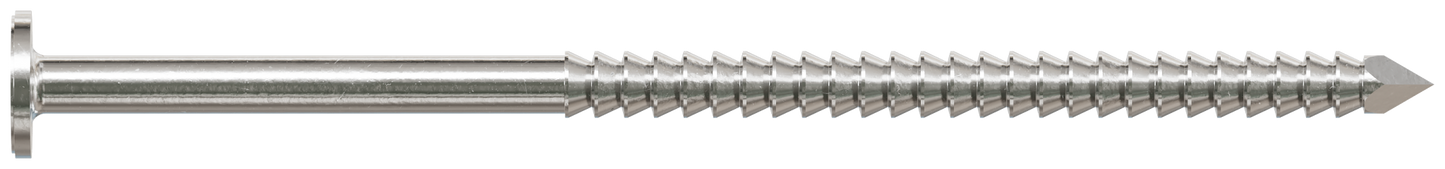 Simpson Strong-Tie T6KR71 Premium Siding Nail — 2-in. x 7/32-in. Head Dia., Type 316 Stainless Steel (1 lb.)