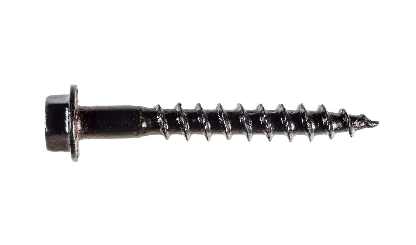 Simpson Strong-Tie SD10112DBBR50 Outdoor Accents® Connector Screw — #10 x 1-1/2 in. Double-Barrier Coating, Black (50-Qty)