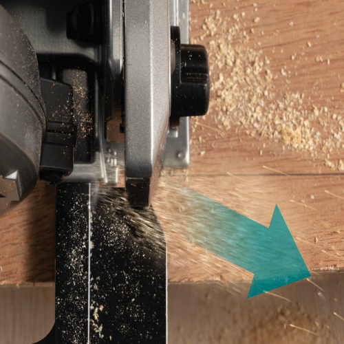Makita GSH03Z 40V max XGT® 9-1/4" Circular Saw, guide rail compatible base, AWS® Capable (Tool Only)