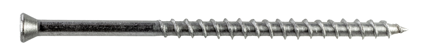 Simpson Strong-Tie T07300WP5 Deck-Drive™ DWP WOOD SS Screw — #7 x 3 in. T-15, Trim Head, Type 316 (5 lb.) (Pack of 6)