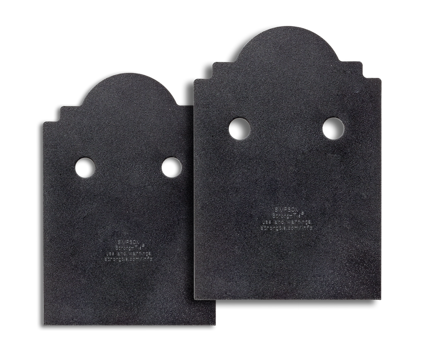 Simpson Strong-Tie APB66DSP Outdoor Accents® Mission Collection® ZMAX®, Black Post Base Side Plate for 6x (Qty-2) (Pack of 10)