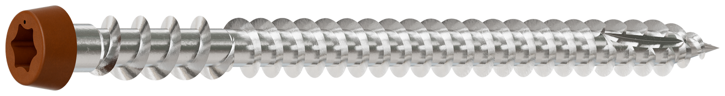 Simpson Strong-Tie DCU234P316TN01 Deck-Drive™ DCU COMPOSITE Screw — #10 x 2-3/4 in. T20, Type 316, Tan 01 (350-Qty)
