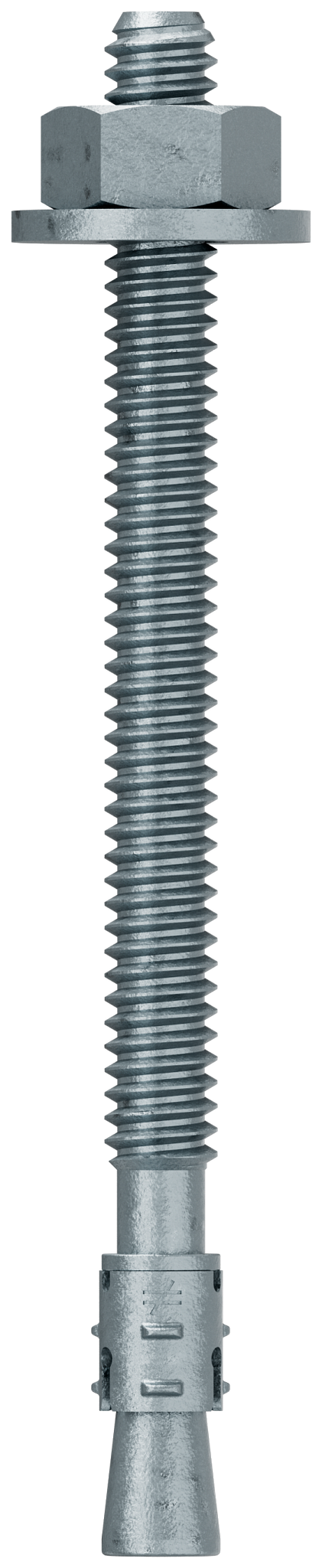 Simpson Strong-Tie STB2-25314MGF100 Strong-Bolt® 2 — 1/4 in. x 3-1/4 in. Mechanically Galvanized Wedge Anchor, Fully Assembled (100-Qty)