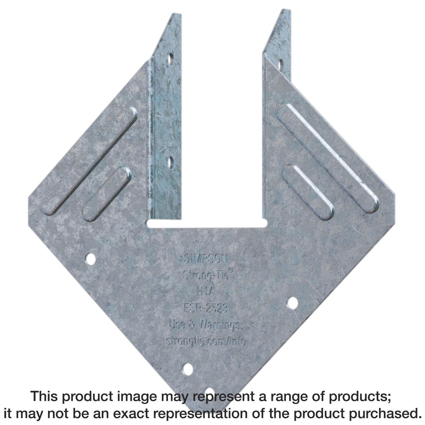Simpson Strong-Tie H1A H1A 18-Gauge Galvanized Hurricane Tie (Pack of 4800)