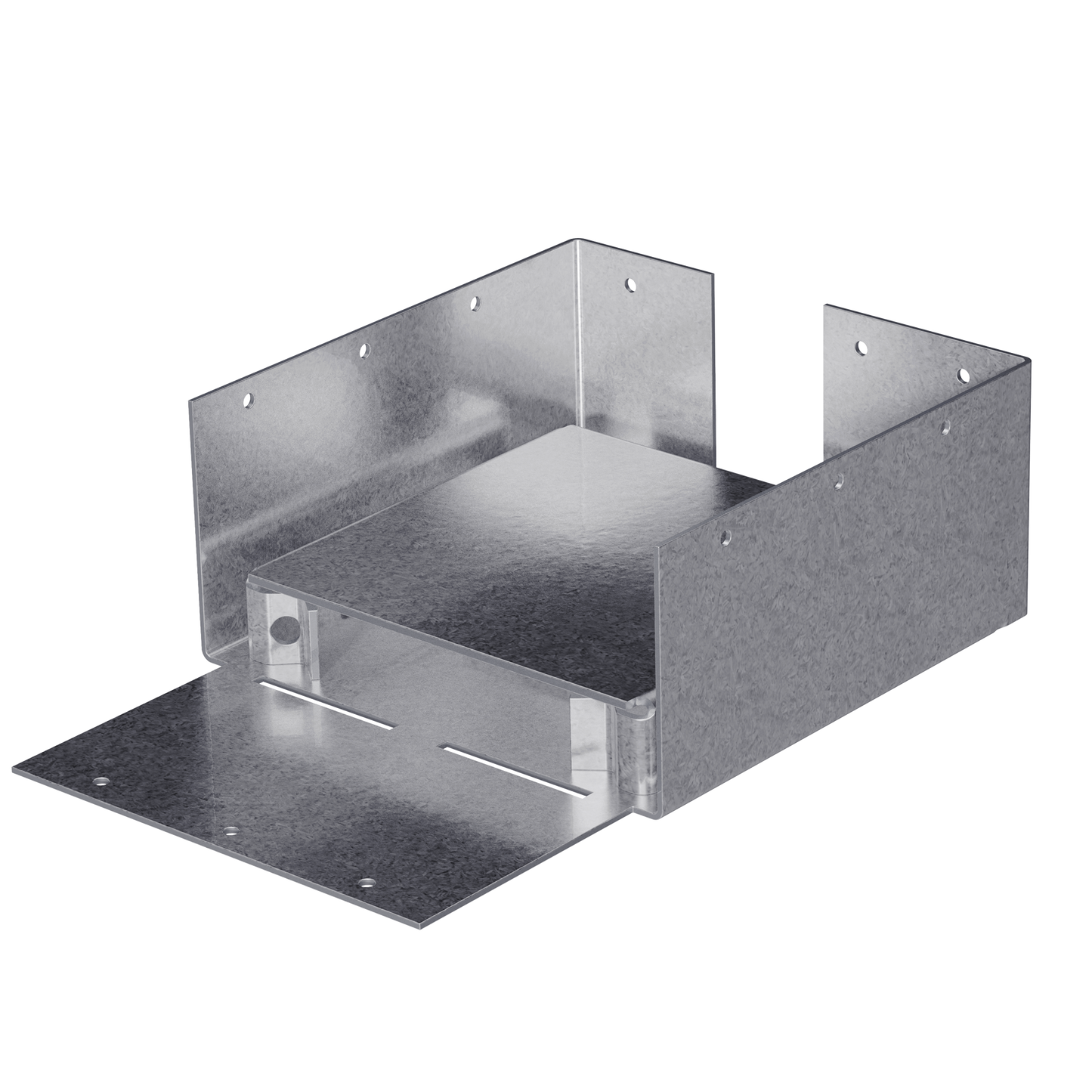 Simpson Strong-Tie ABW66RZ ABW ZMAX® Galvanized Adjustable Standoff Post Base for 6x6 Rough