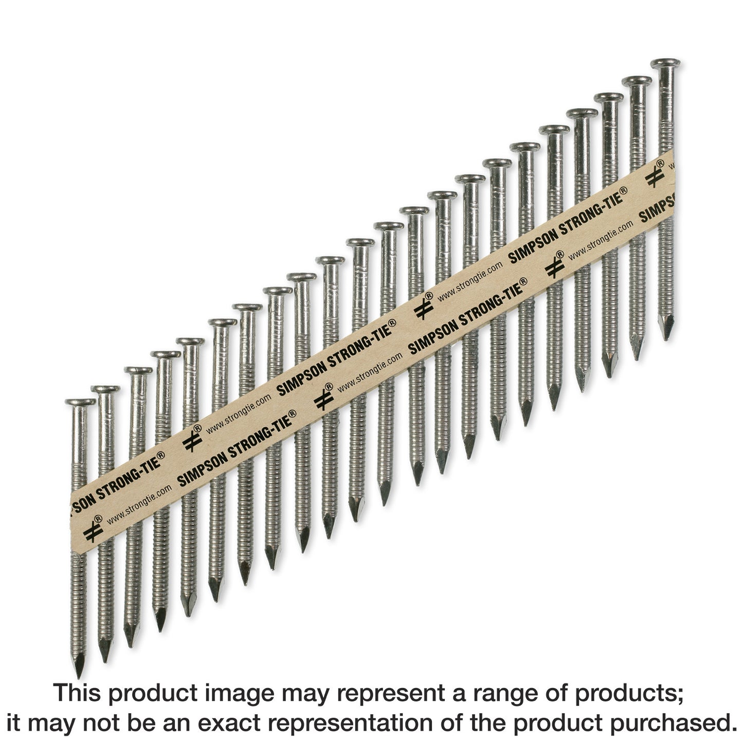 Simpson Strong-Tie T10A250MCN Strong-Drive® 33° SCNR™ RING-SHANK CONNECTOR Nail — 2-1/2 in. x .131 in. Type 316 (1000-Qty)
