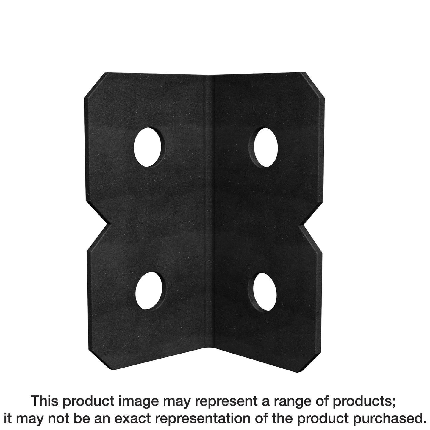 Simpson Strong-Tie OHA36 OHA 3 in. x 6 in. Black Powder-Coated Ornamental Heavy Angle