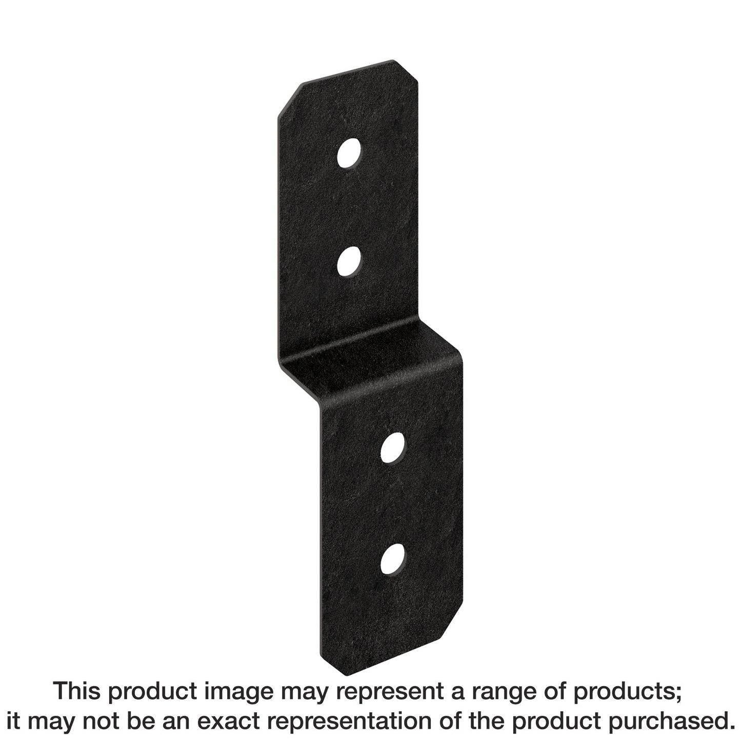 Simpson Strong-Tie APVDJT2-4 Outdoor Accents® Avant Collection™ 3-in. ZMAX®, Black Powder-Coated Deck Joist Tie for 2x