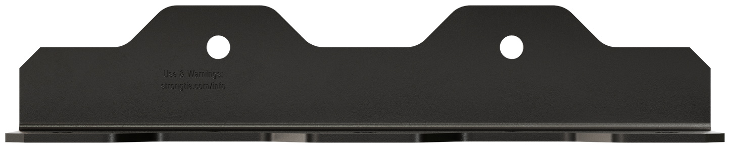 Simpson Strong-Tie TA9PC Outdoor Accents® TAPC 8-1/4 in. ZMAX®, Black Powder-Coated Staircase Angle (Pack of 20)