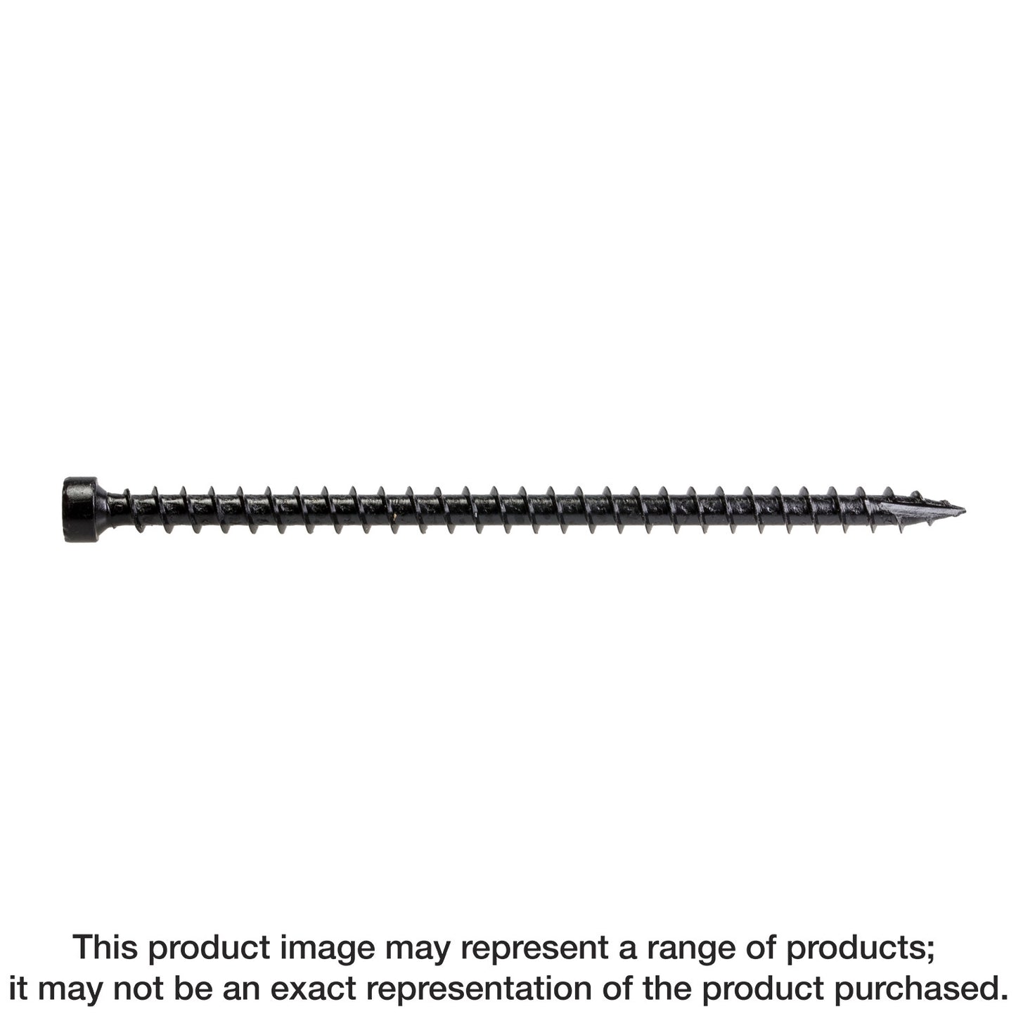 Simpson Strong-Tie SDWC15450-KT Strong-Drive® SDWC® TRUSS Screw — .155 in. x 4-1/2 in. T30 6-Lobe E-coat®, Black (50-Qty)