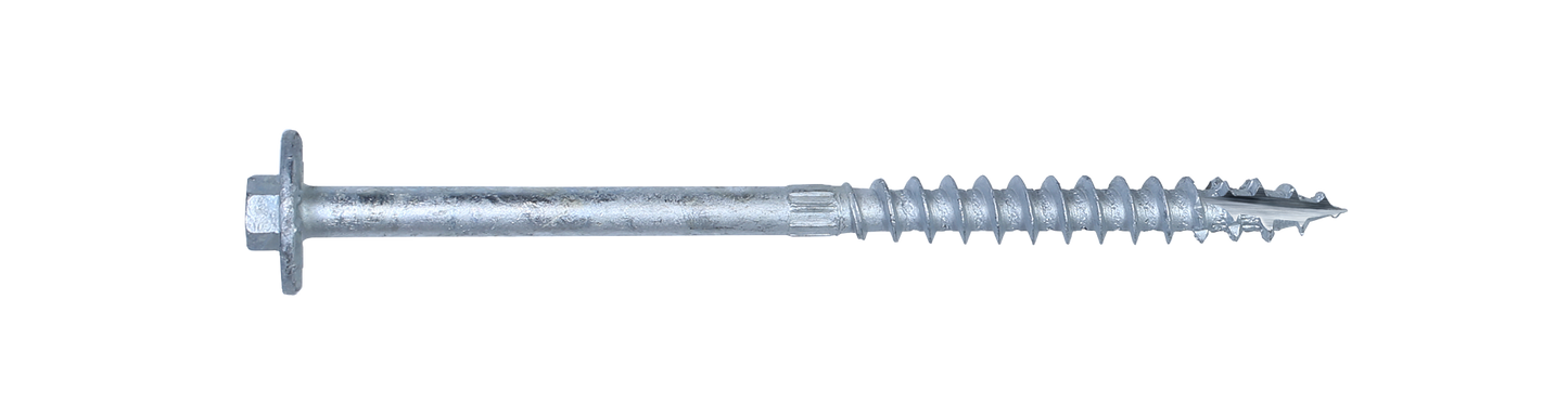 Simpson Strong-Tie SDWH27600G-RP1 Strong-Drive® SDWH™ TIMBER-HEX HDG Screw — 0.276 in. x 6 in. 3/8 Hex (Pack of 35)