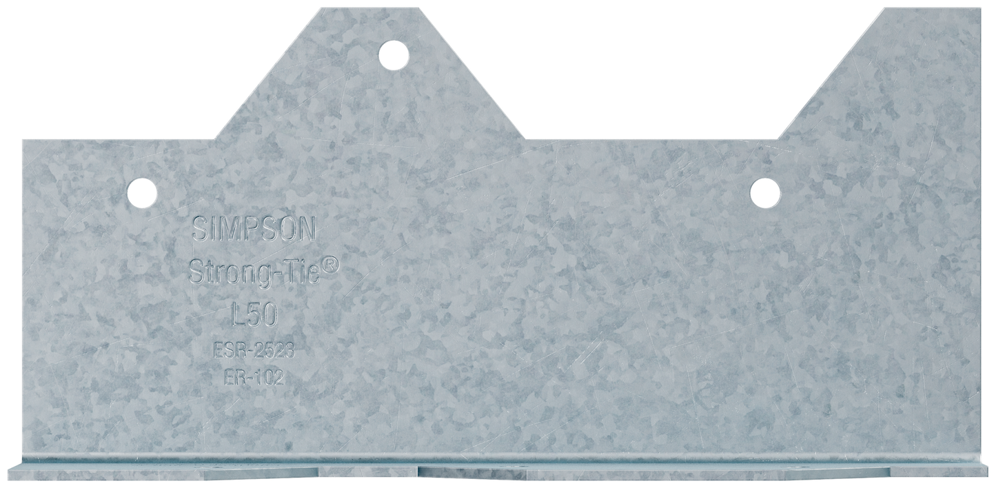 Simpson Strong-Tie L50 5 in. 16-Gauge Galvanized Reinforcing L Angle (Pack of 5400)