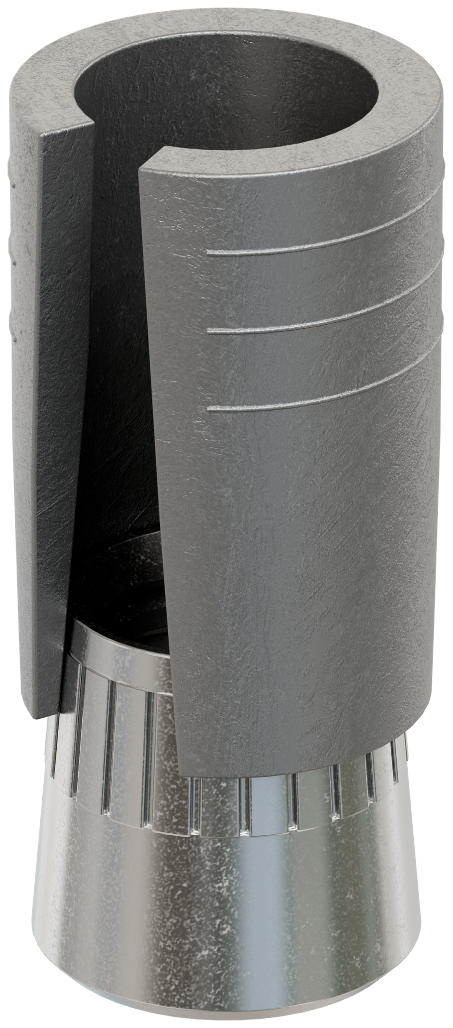 Simpson Strong-Tie HDIA25 HDIA Hollow Drop-In Internally Threaded Anchor for 1/4-in. Rod (100-Qty) (Pack of 16)