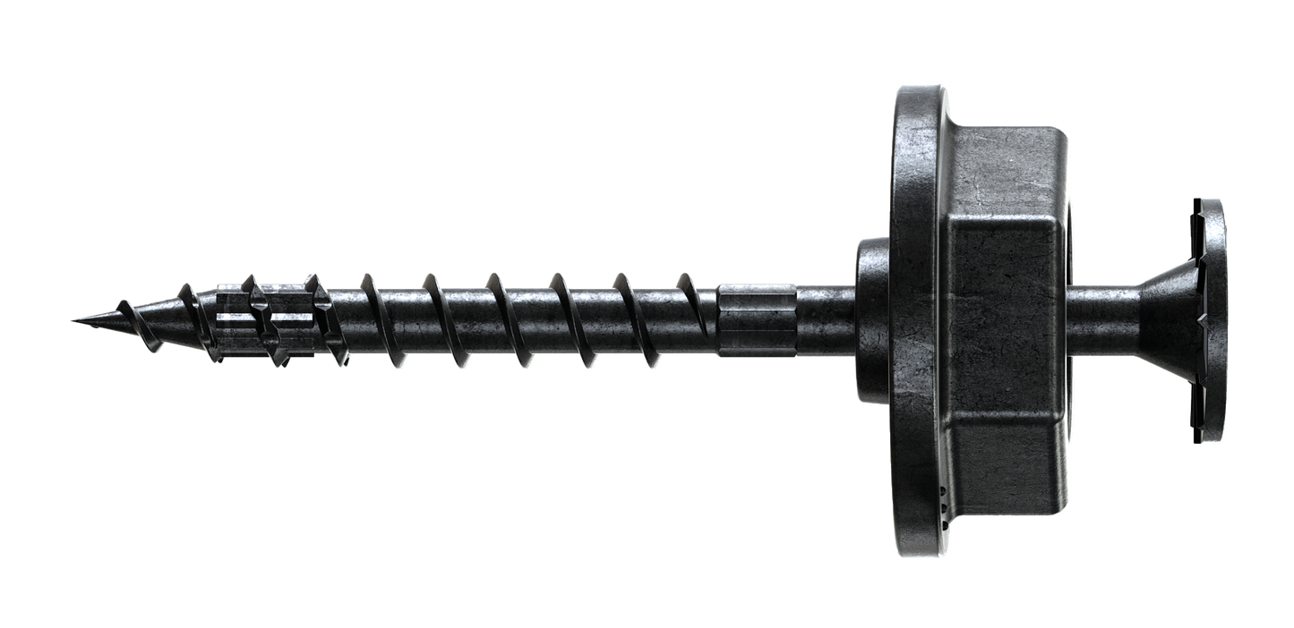 Simpson Strong-Tie SDWS22312DBBRC12 Outdoor Accents® Structural Wood Screw — .220 in. x 3-1/2 in. DB Coating, Black (12-Qty) (Pack of 480)