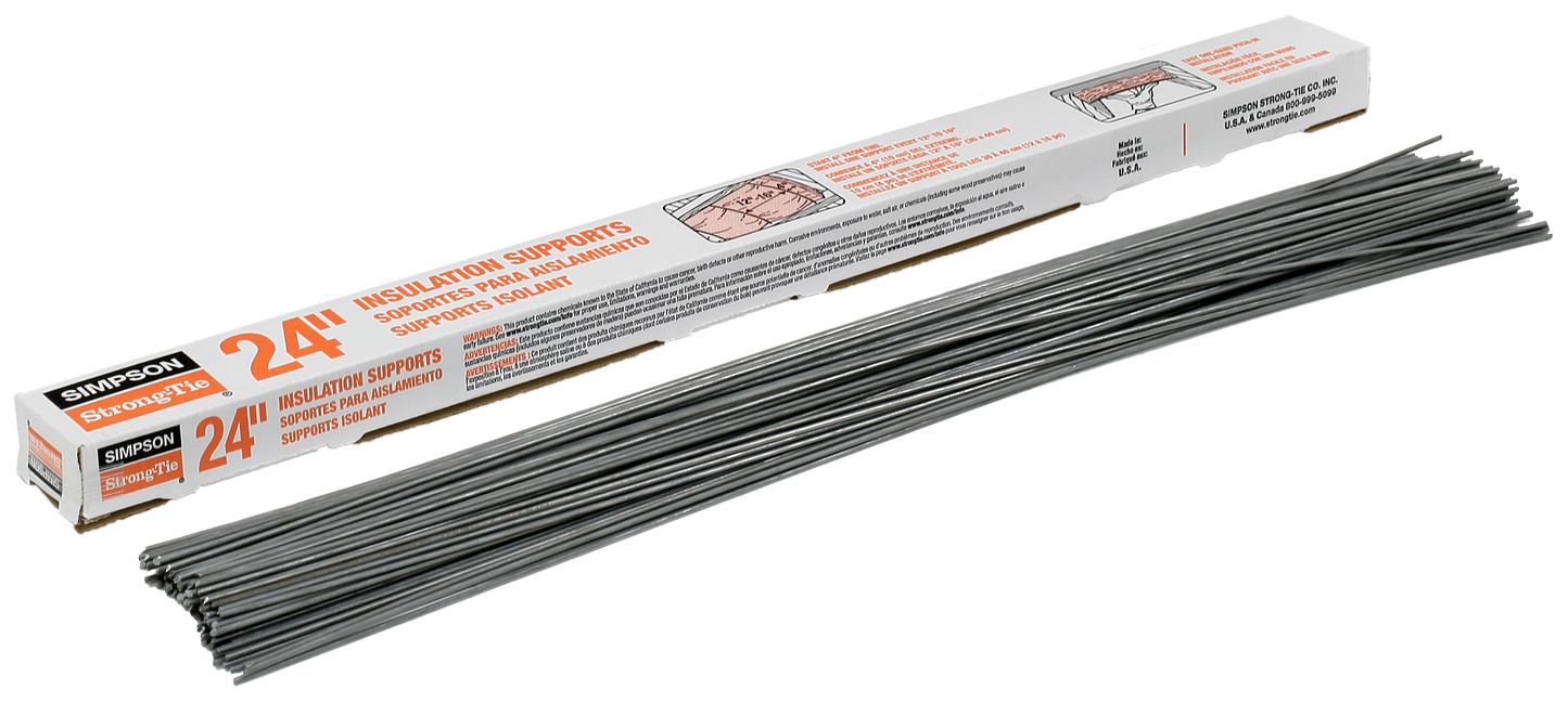 Simpson Strong-Tie IS24-R IS 23-1/2 in. Insulation Support (100-Qty) (Pack of 6)