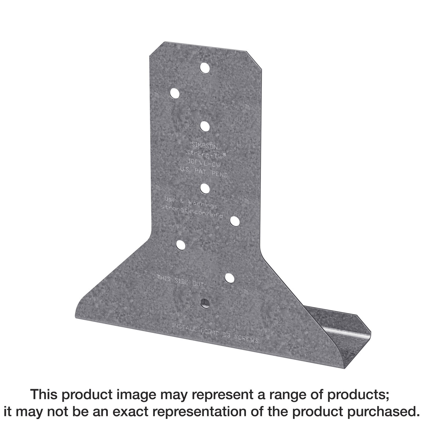Simpson Strong-Tie ICFVL-W ICFVL® Ledger Connector System to Connect Wood Ledger to ICF (15-Qty) (Pack of 72)