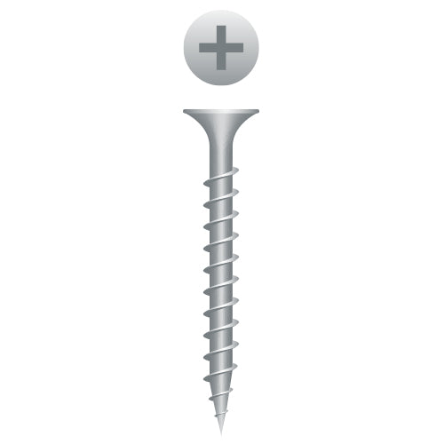 830CSS - Strong-Point 305 Stainless Steel Phillips Bugle Head, Coarse Thread, 8 x 3, Box of 2,000