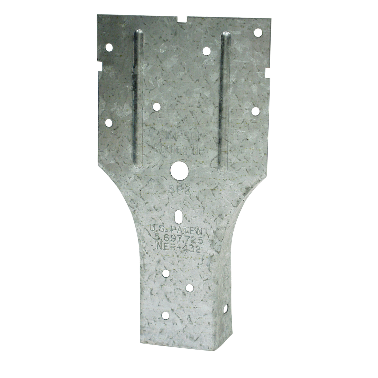 Simpson Strong-Tie SP2Z SP 3-1/2-in. x 6-5/8-in. ZMAX® Galvanized Stud-Plate Tie (Pack of 3600)