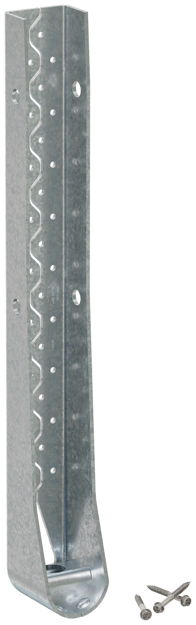 Simpson Strong-Tie HDU14-SDS2.5 HDU 25-11/16 in. Galvanized Predeflected Holdown with Strong-Drive® SDS Screws