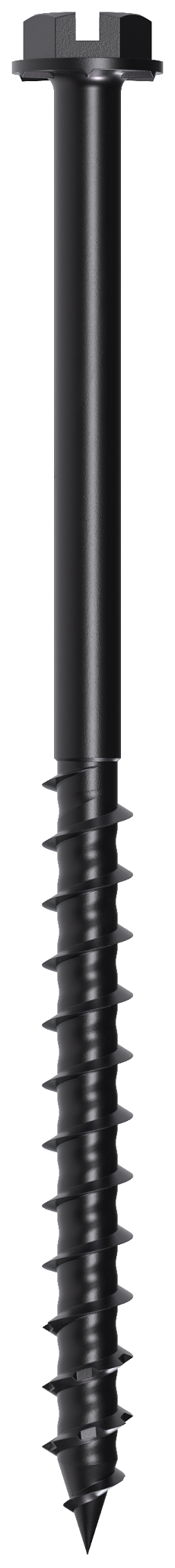 Simpson Strong-Tie TNTBL18314H Titen Turbo™ — 3/16 in. x 3-1/4 in. Hex-Head Concrete and Masonry Screw, Black (100-Qty)