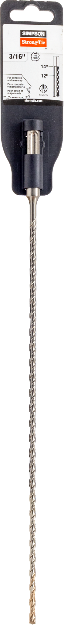 Simpson Strong-Tie MDPL01814 3/16 in. x 14 in. SDS-plus® Shank Drill Bit