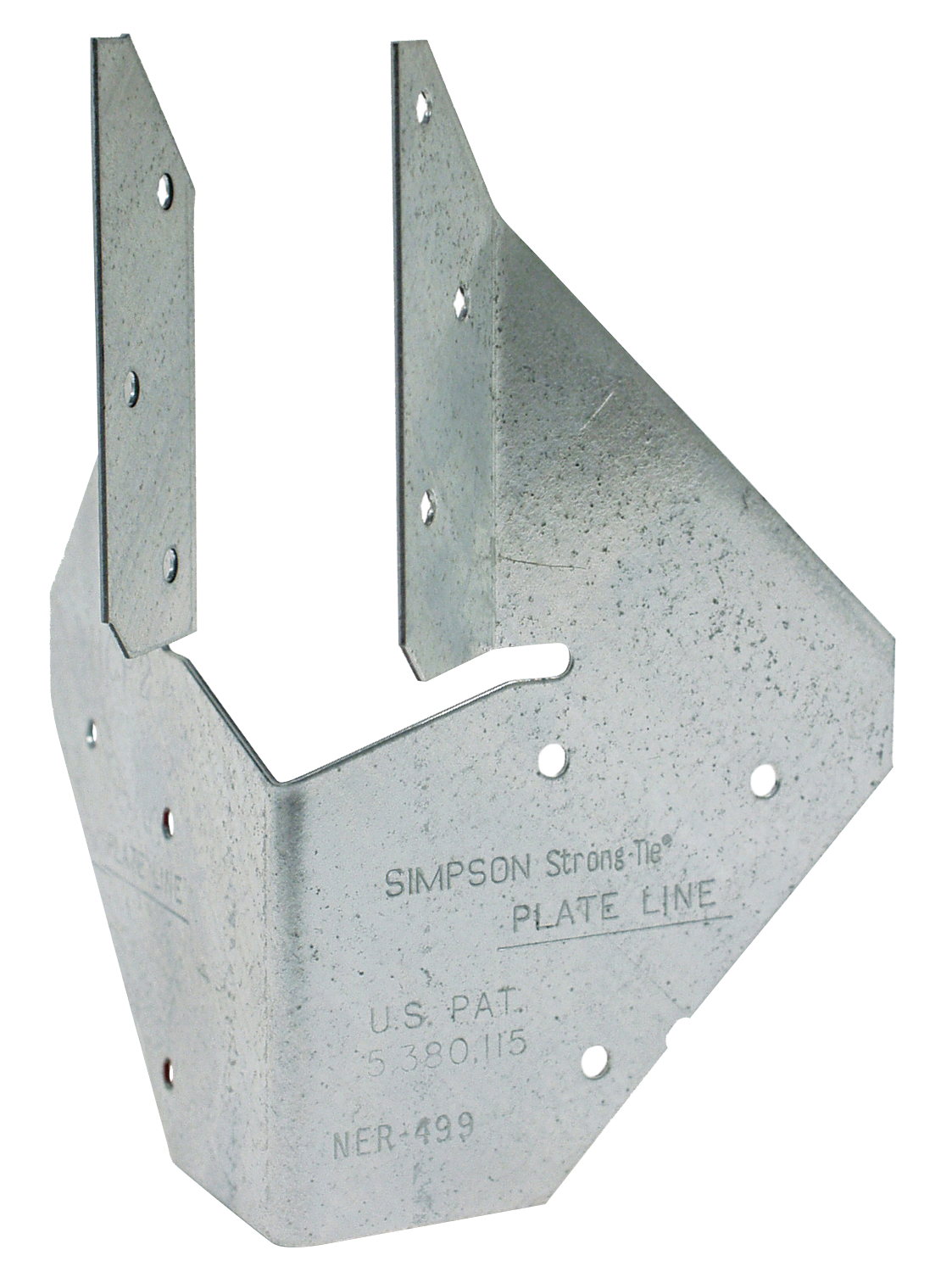 Simpson Strong-Tie HCP1.81 HCP 18-Gauge Galvanized Hip Corner Plate for 1-3/4 in. Engineered Wood (Pack of 50)